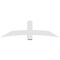 Ekena Millwork Bellingham Architectural Grade PVC Gable Bracket, 72"W x 21"H x 4"D x 6"F, 7/12 Pitch GBP072X21X0406BEL00 - alternate 2